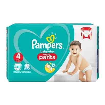 Pampers Baby Dry Pants Diaper S  40 pcs